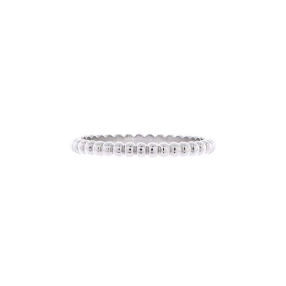 Van Cleef & Arpels Small Perlee Ring 18K White Gold